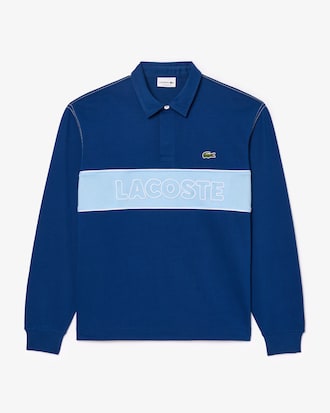 Men's Relaxed Fit Cotton Rugby Shirt