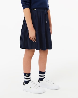 Kids' Pleated Jersey Skirt