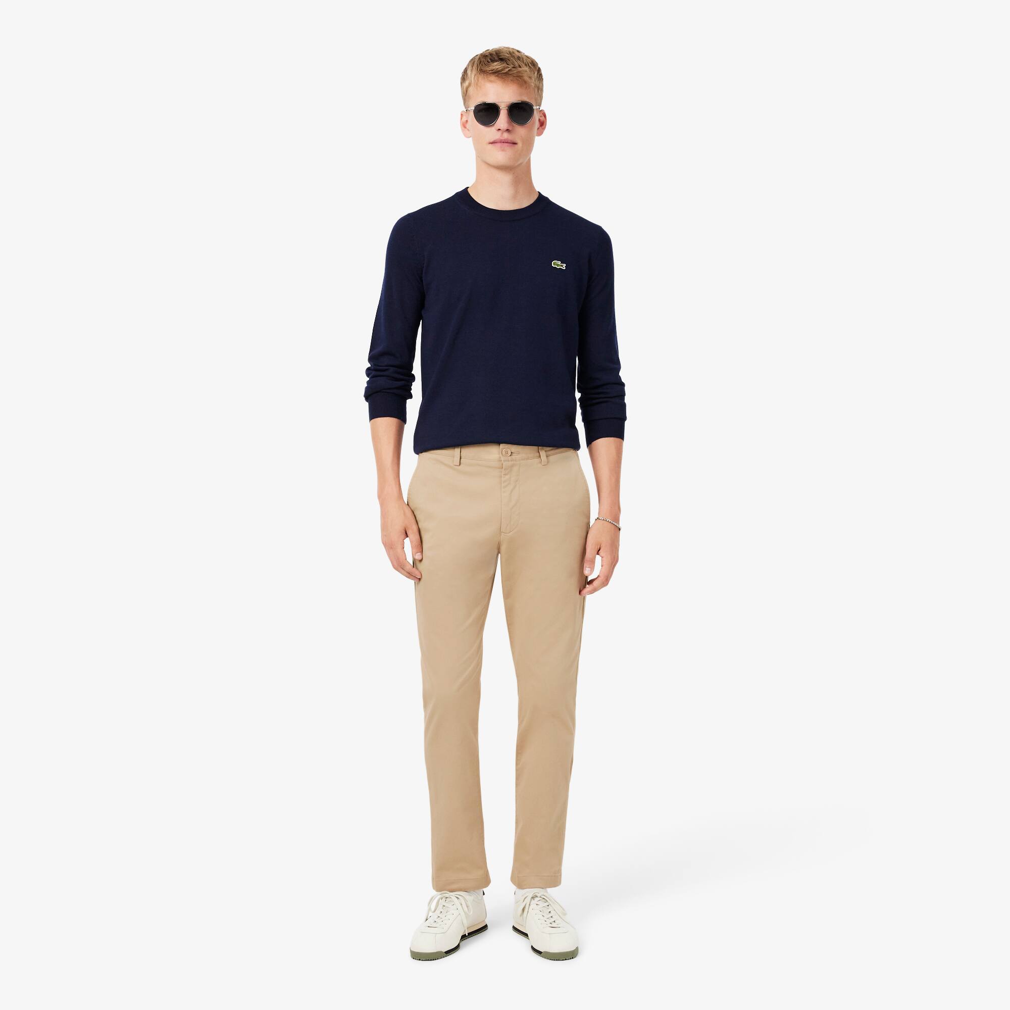 Slim Fit Cotton Chino Pants