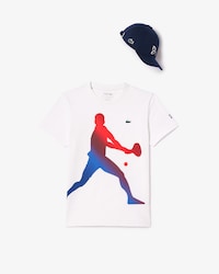 Men's Lacoste Tennis x Novak Djokovic T-Shirt & Cap Set