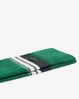 Runway Striped Piqu&eacute; Socks