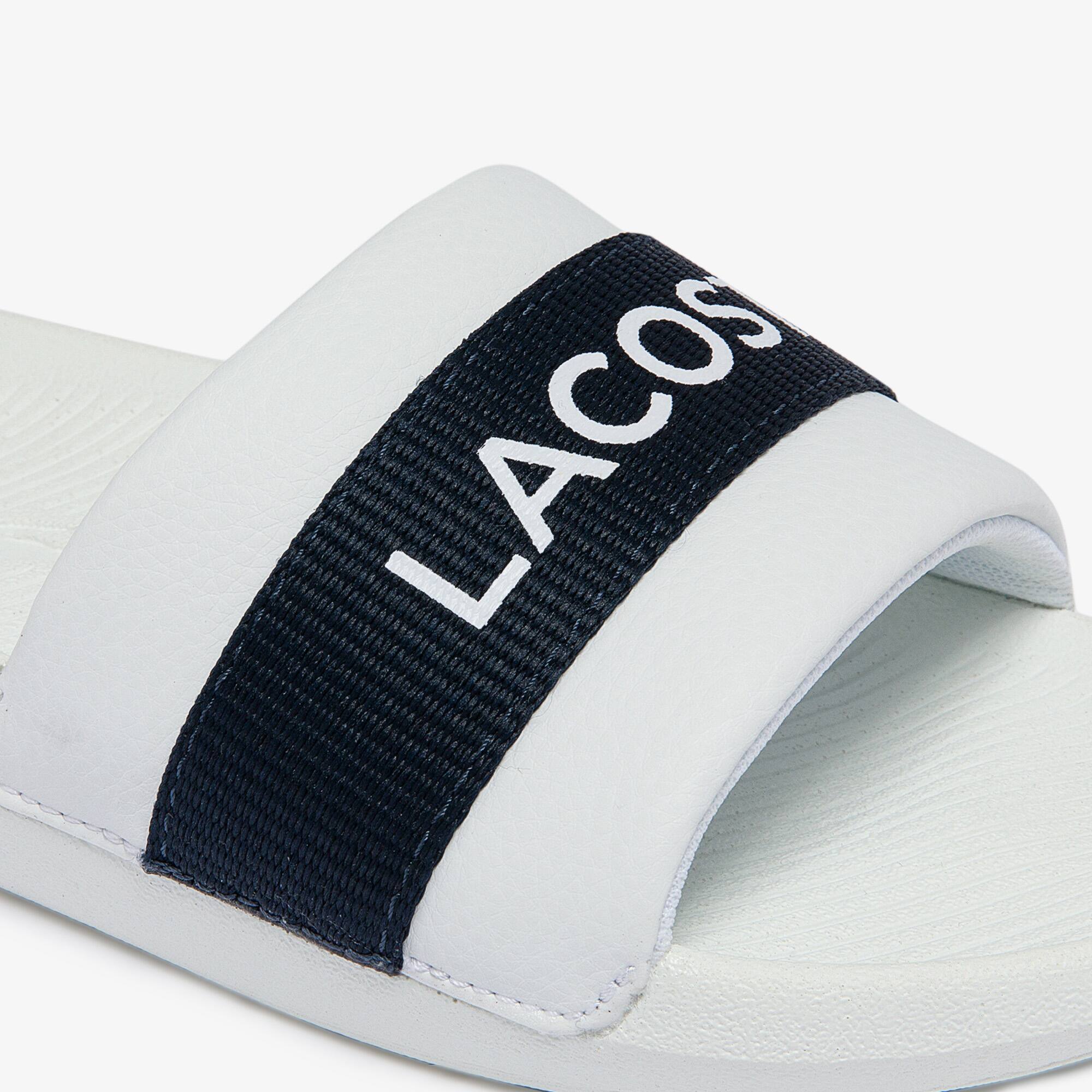 lacoste rubber slides