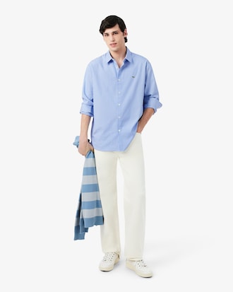 Regular Fit Striped Pinpoint Shirt
