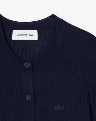 Women's Rib Knit Merino Wool Cardigan