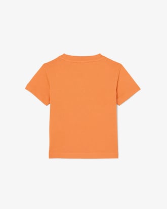 Badge Accent Cotton T-Shirt