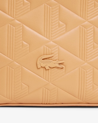 Small Maheki Embossed Leather Hobo Bag