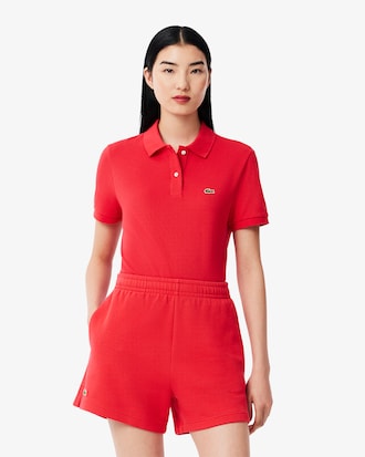 Women's Regular Fit Supple Petit Piqu&eacute; Polo