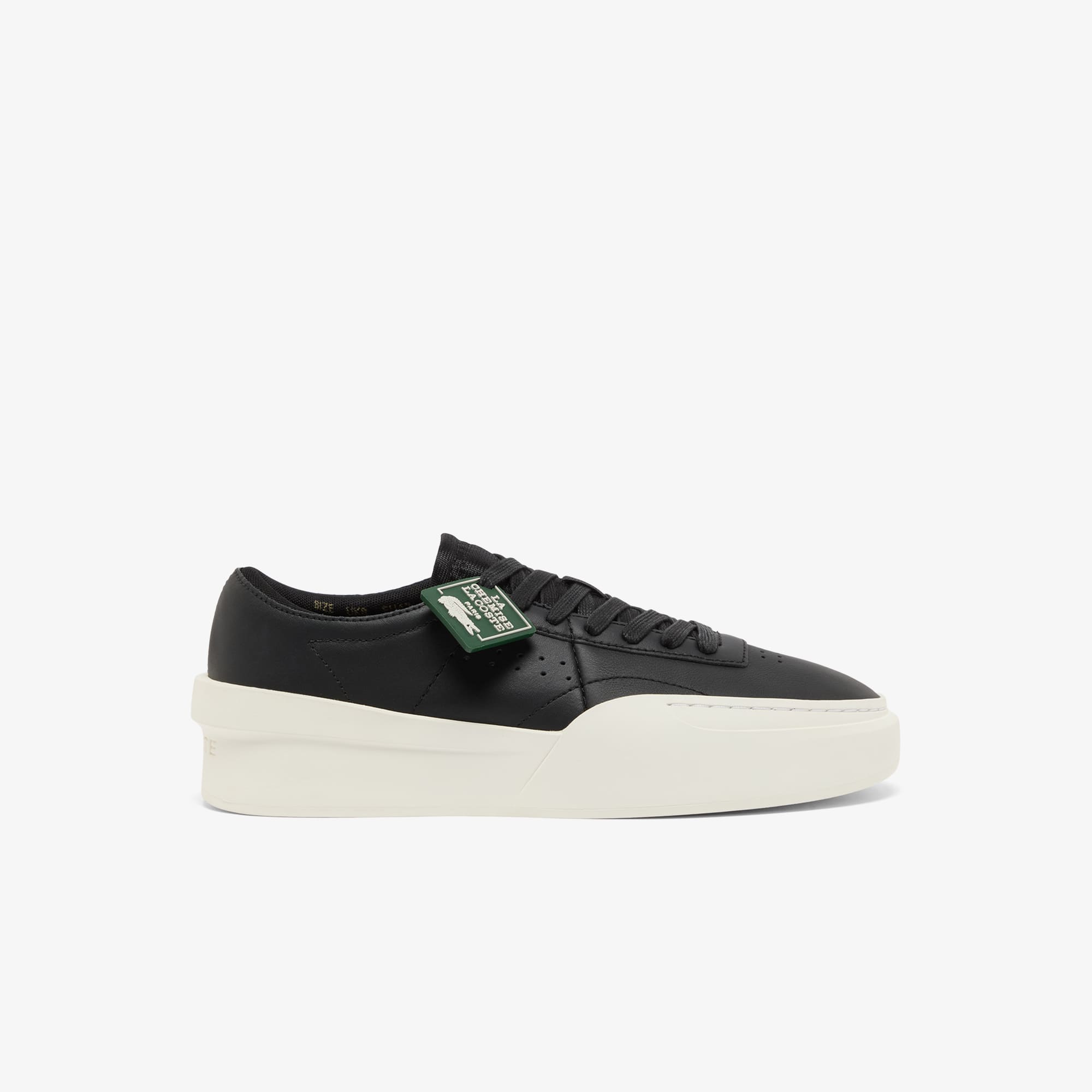 Lacoste Men's Aura Club Leather Sneakers - 11.5 In Black