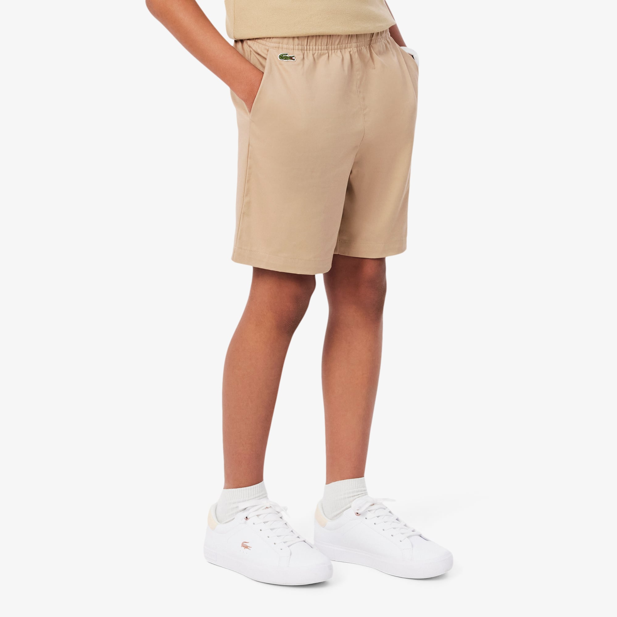 Stretch Cotton Twill Chino Shorts