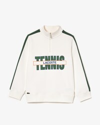 Unisex Trucker Neck Printed Cotton Sweatshirt