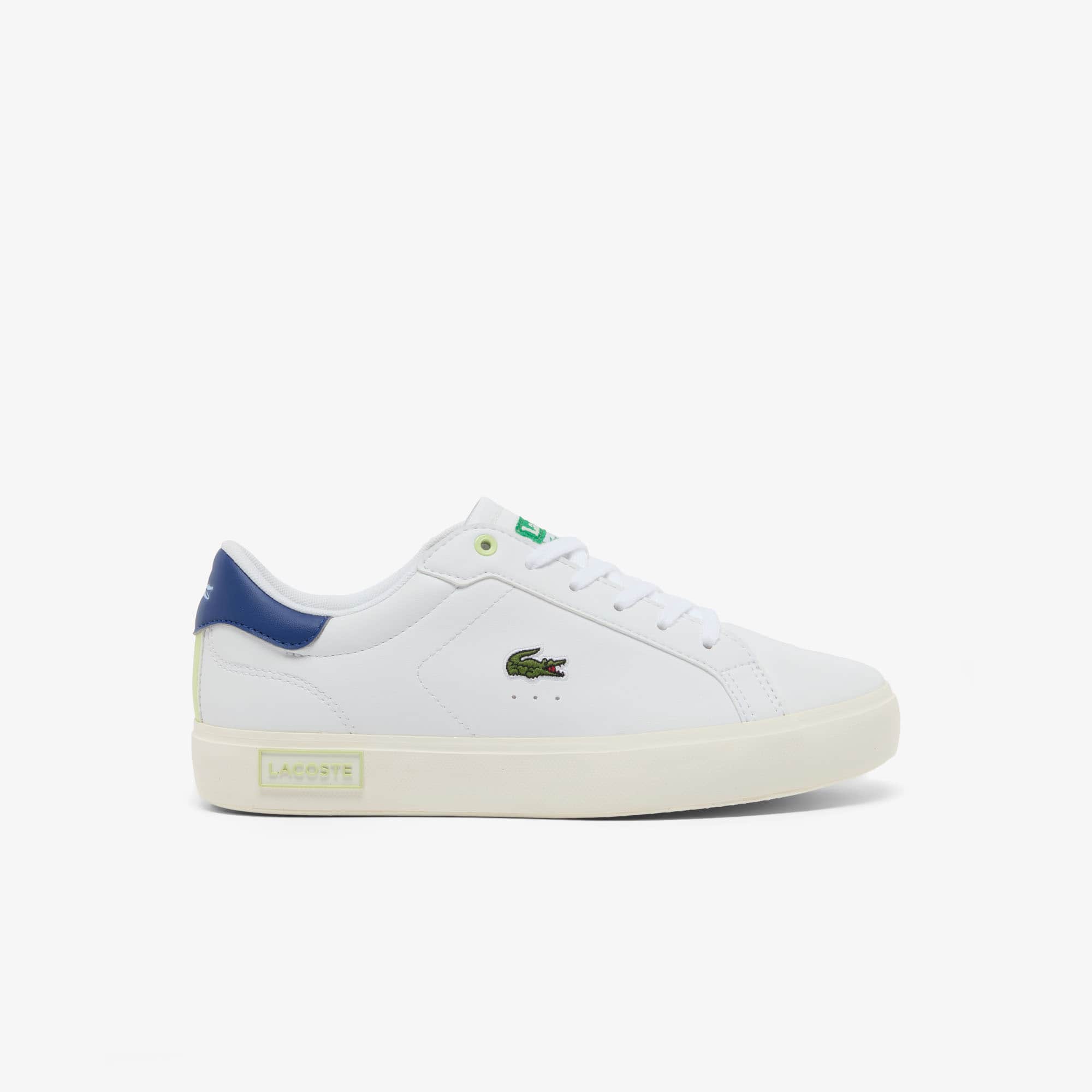 Lacoste Junior's Powercourt Sneakers - 3 In White