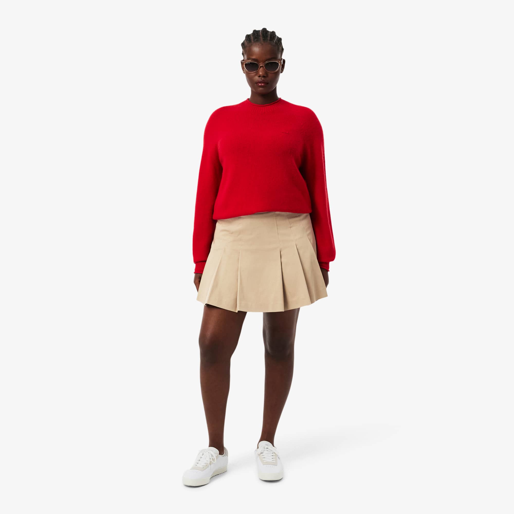 Women's Short Stretch Cotton Pleated Skirt - Shorts & Skirts - New