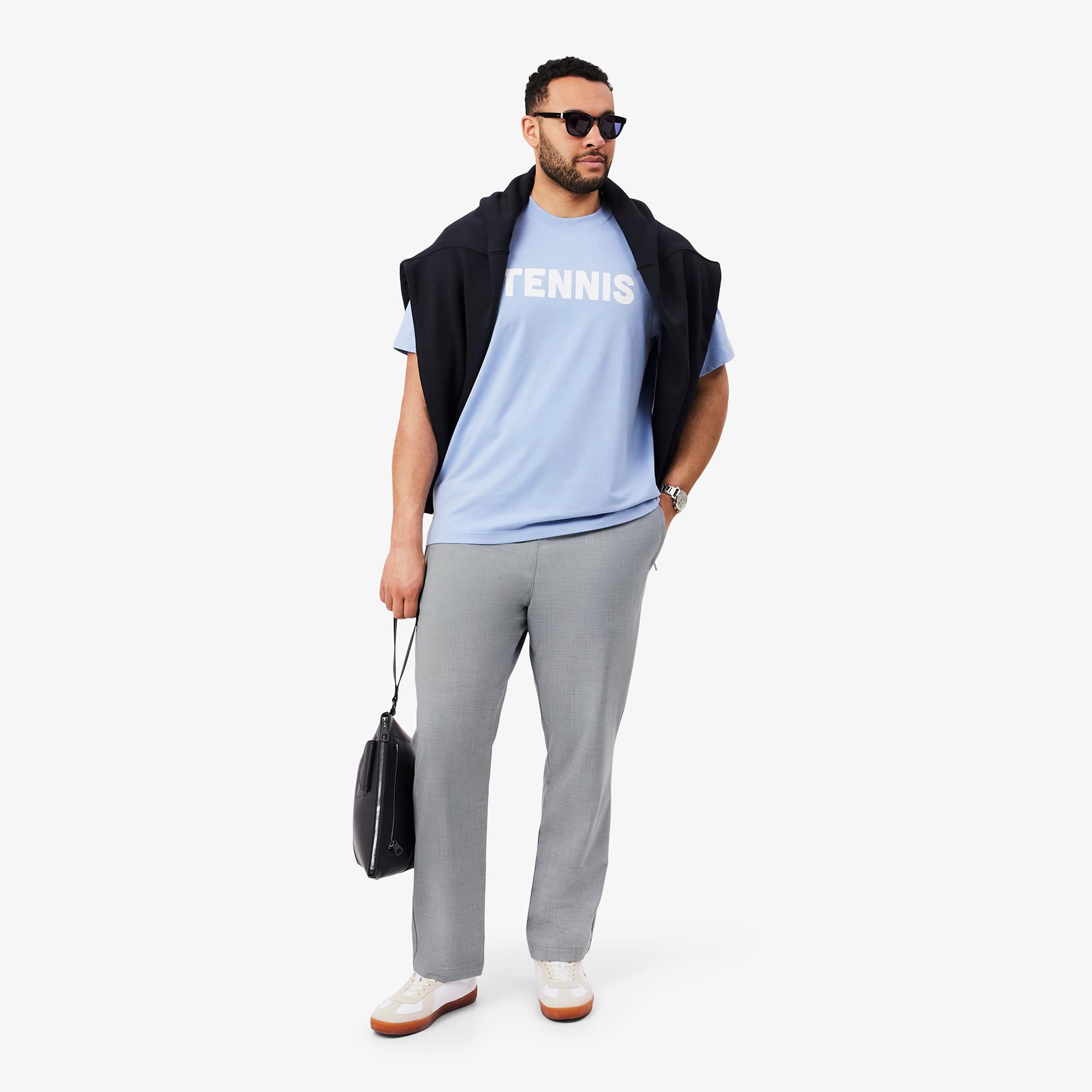 Men's Regular Fit Wool Flannel Chino Pants