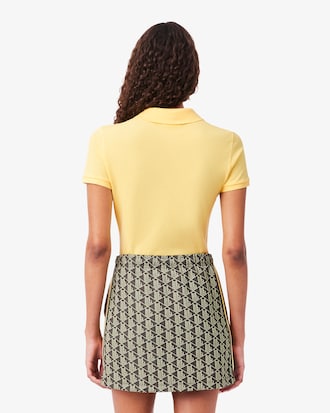 Women's L.12.D Slim Fit Stretch Mini Piqu&eacute; Polo