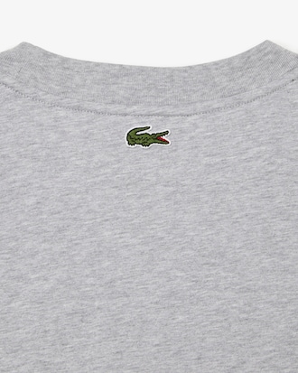 Men&rsquo;s Loose Fit Crocodile Print Crew Neck T-Shirt