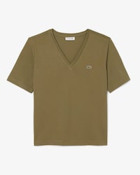 Women's Relaxed Fit Soft Cotton V-Neck T-Shirt