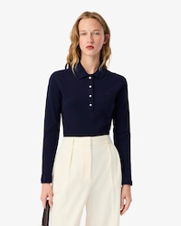 Women's Slim Fit L.12.D Stretch Mini Piqué Polo