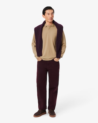 Men's Regular Fit Paris Stretch Piqu&eacute; Polo