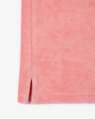 Robe t-shirt en coton &eacute;ponge avec logo