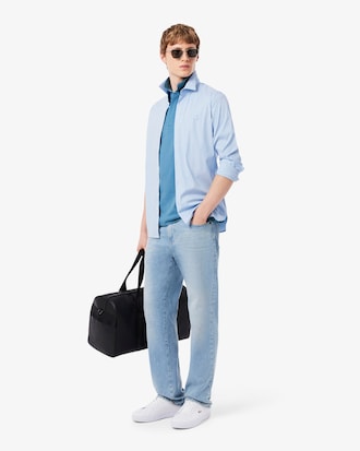 Men's Regular Fit Paris Stretch Piqu&eacute; Polo