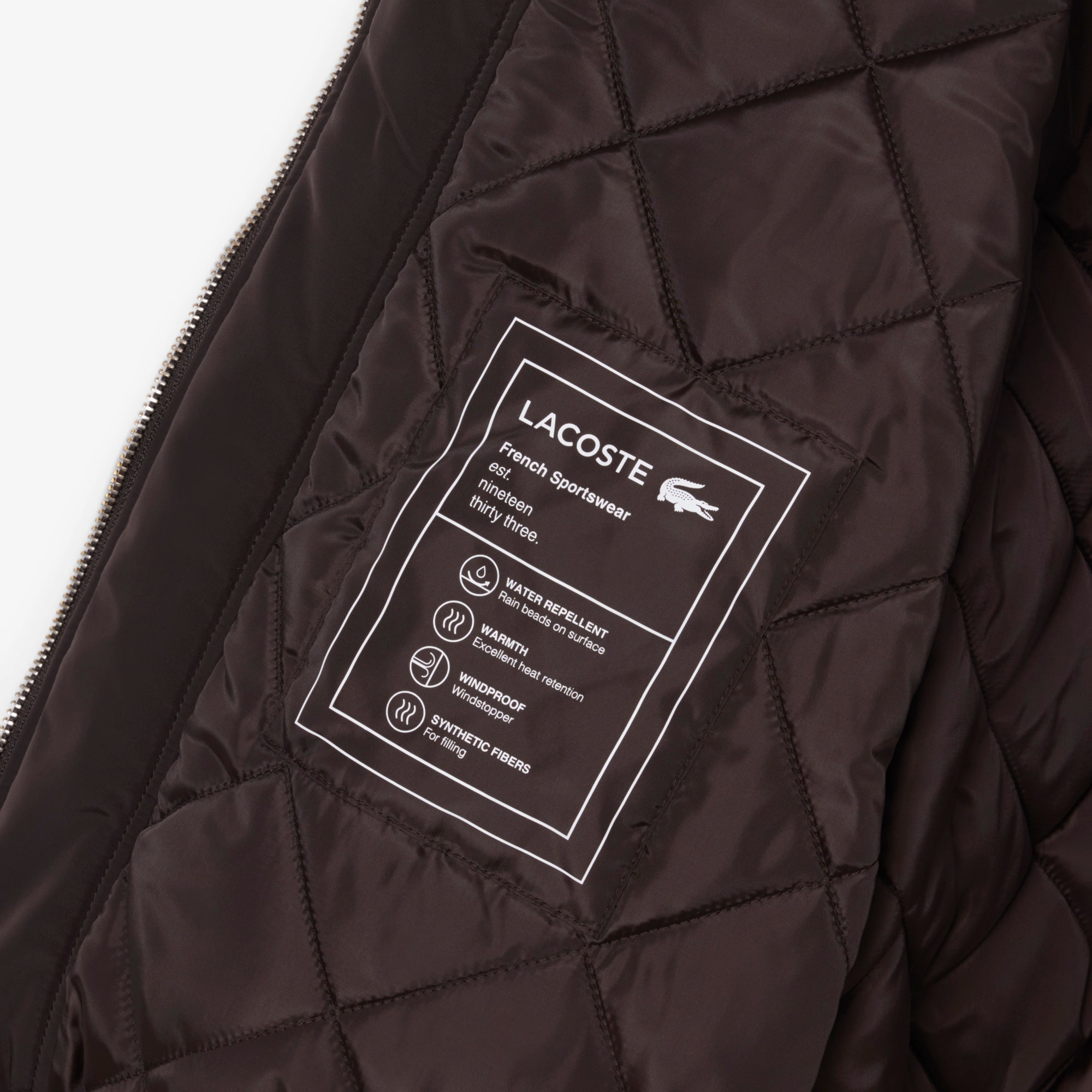 Men's Water-Repellent Aviator Badge Jacket