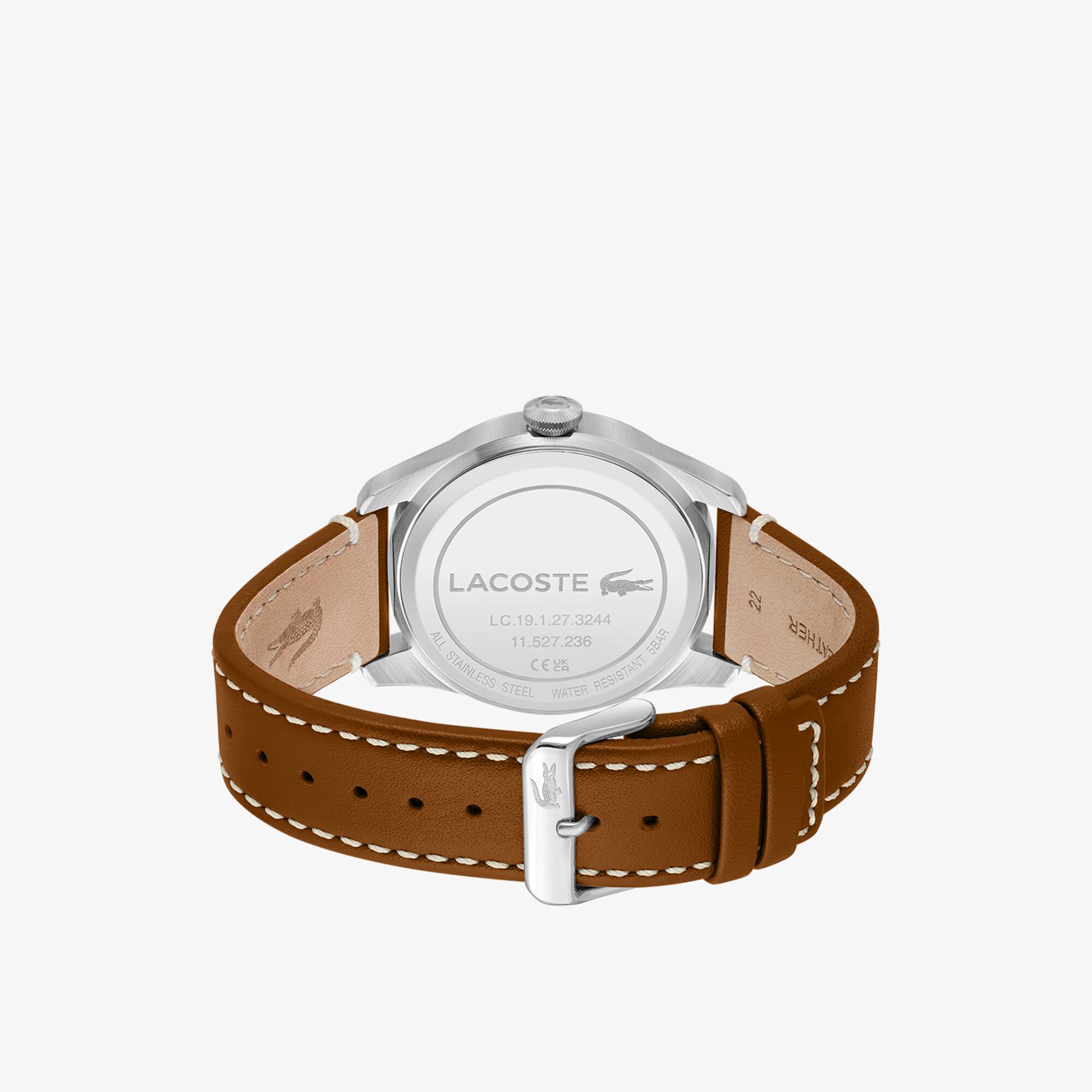 Adventurer Brown Leather Watch - Men