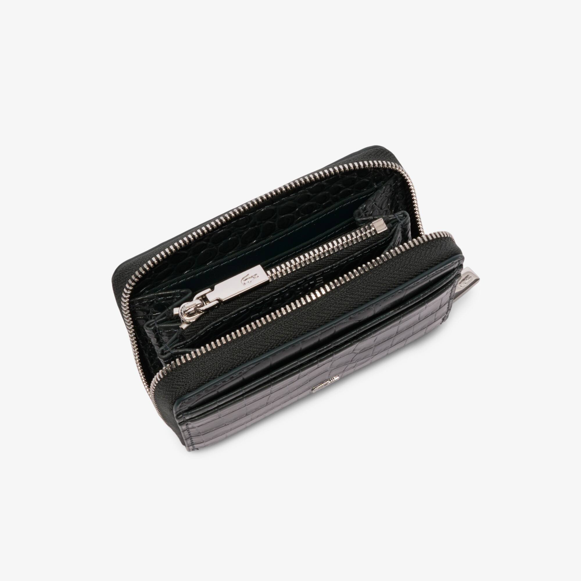 Chantaco Embossed Leather Billfold - Bags - New In 2026 | Lacoste