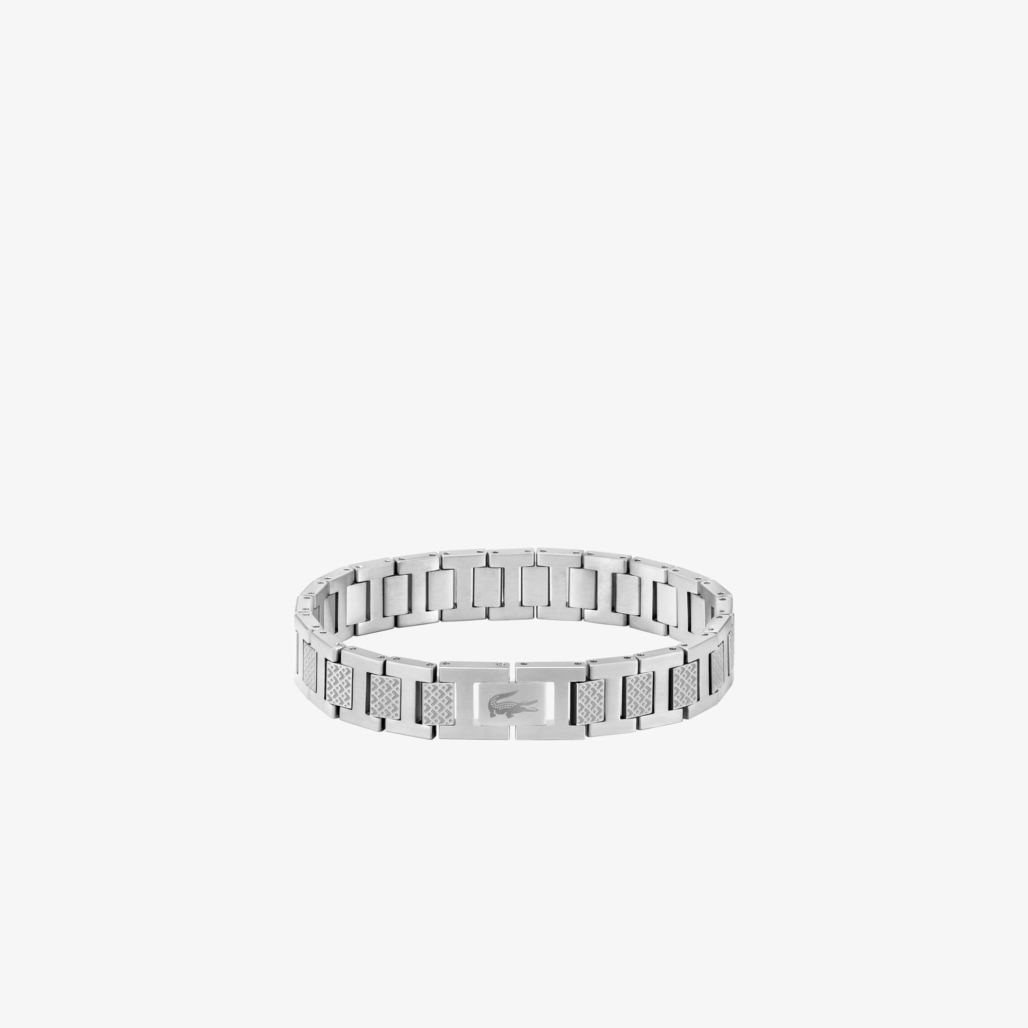 【Lacoste】Metropole ステンレス クラスプタイプ ブレスレット Amazon.com: Lacoste Metropole Link Bracelet for Men