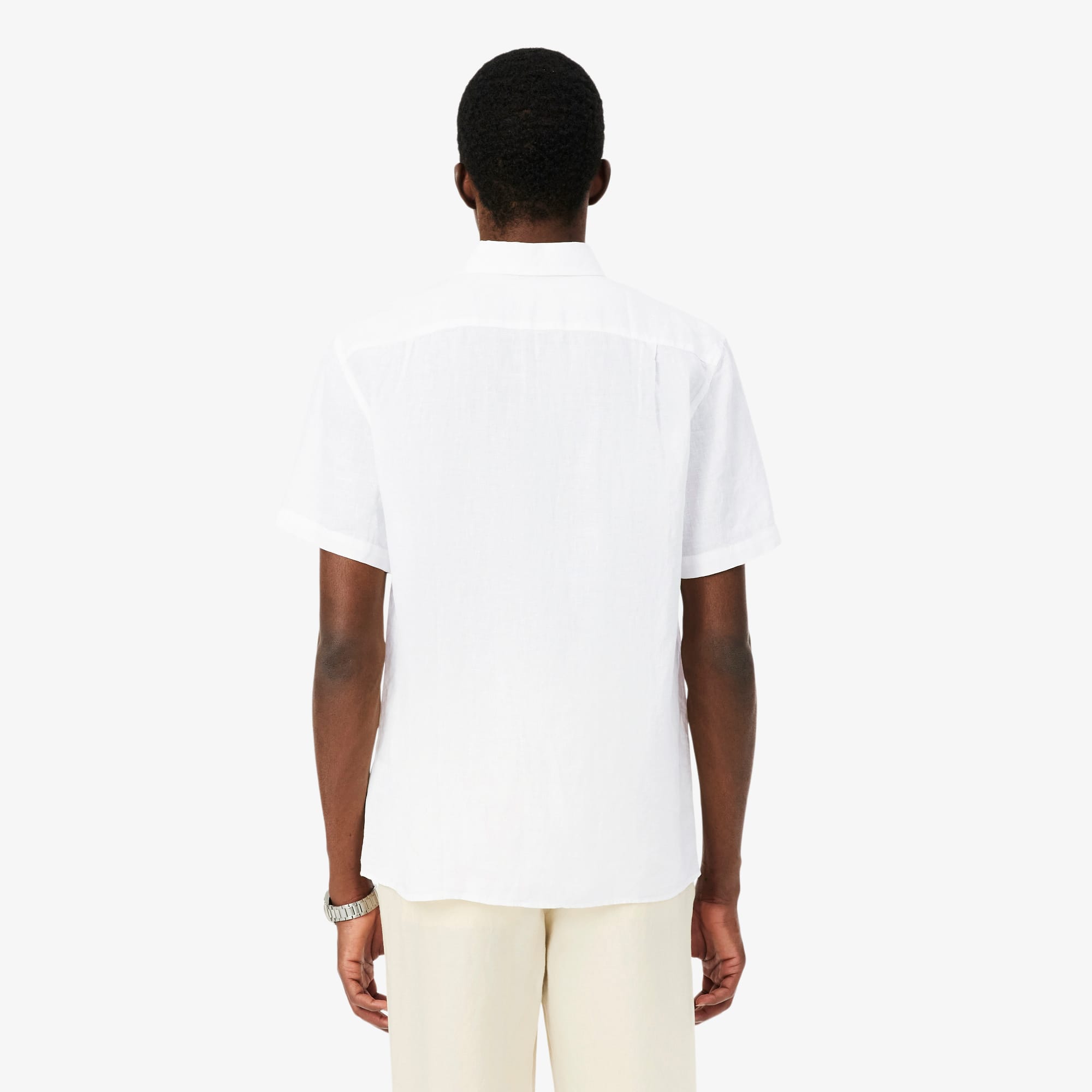 Men's Short Sleeve Linen Shirt