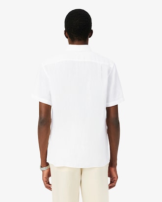 Men's Short Sleeve Linen Shirt  