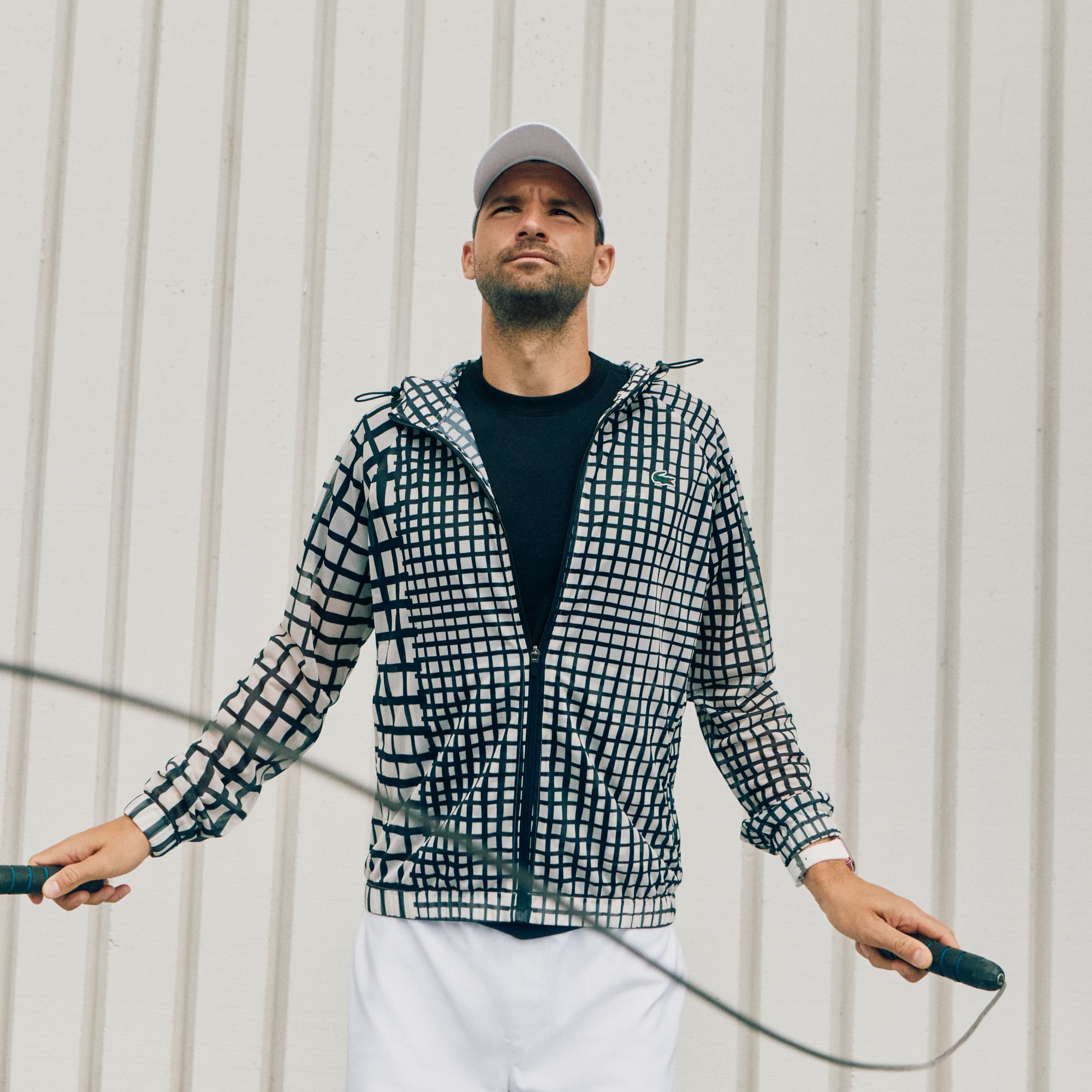 Men's Lightweight Crocodile Print Sport Jacket - Jackets & Coats