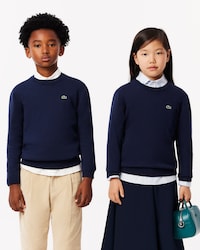 Kids' Cotton and Merino Wool Blend Sweater