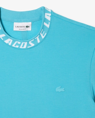 Men's Regular Fit Branded Collar T-Shirt