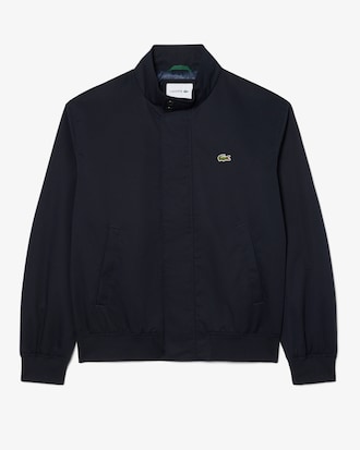 Water-Repellent Twill Harrington Jacket