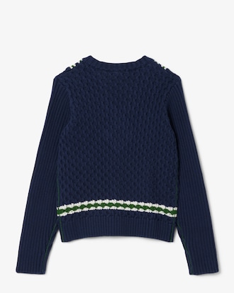 Girls' Cotton V-Neck Sweater Vest