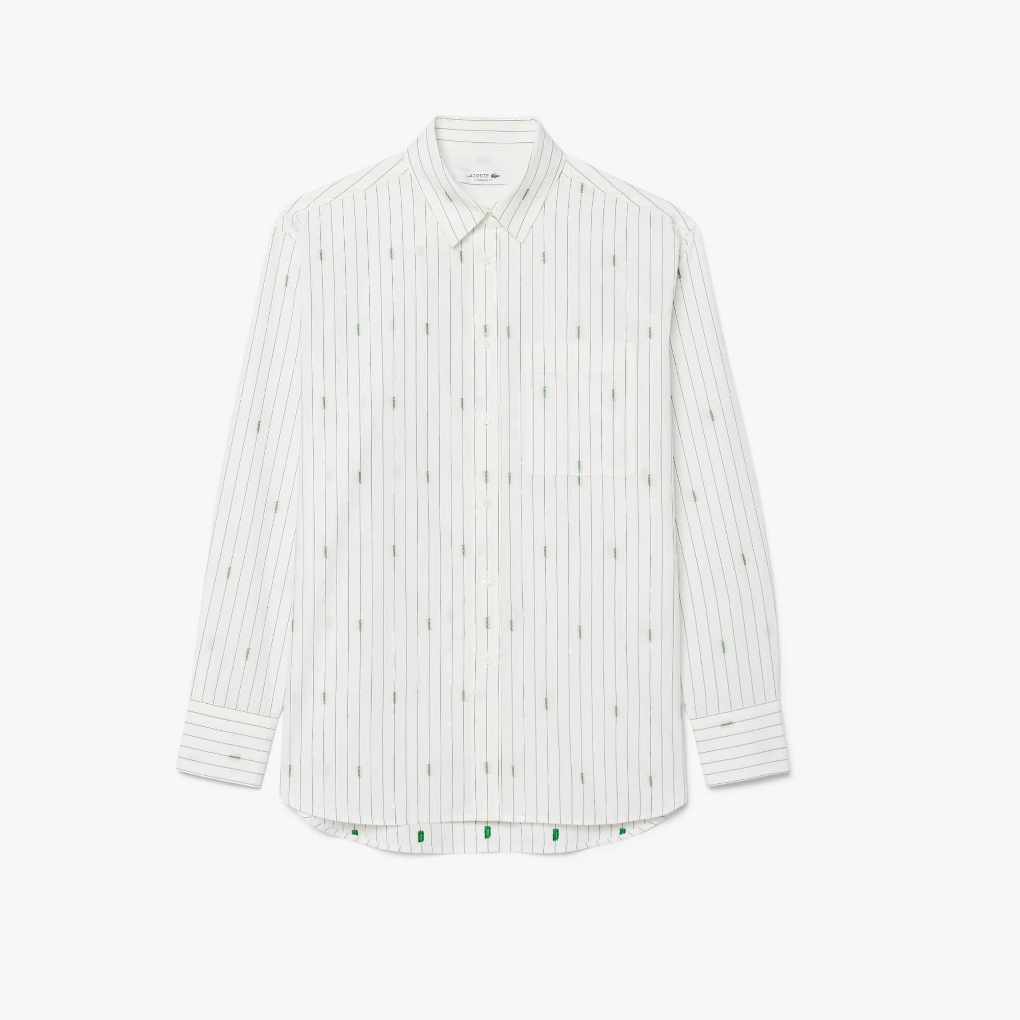 Oversized Striped Jacquard Shirt