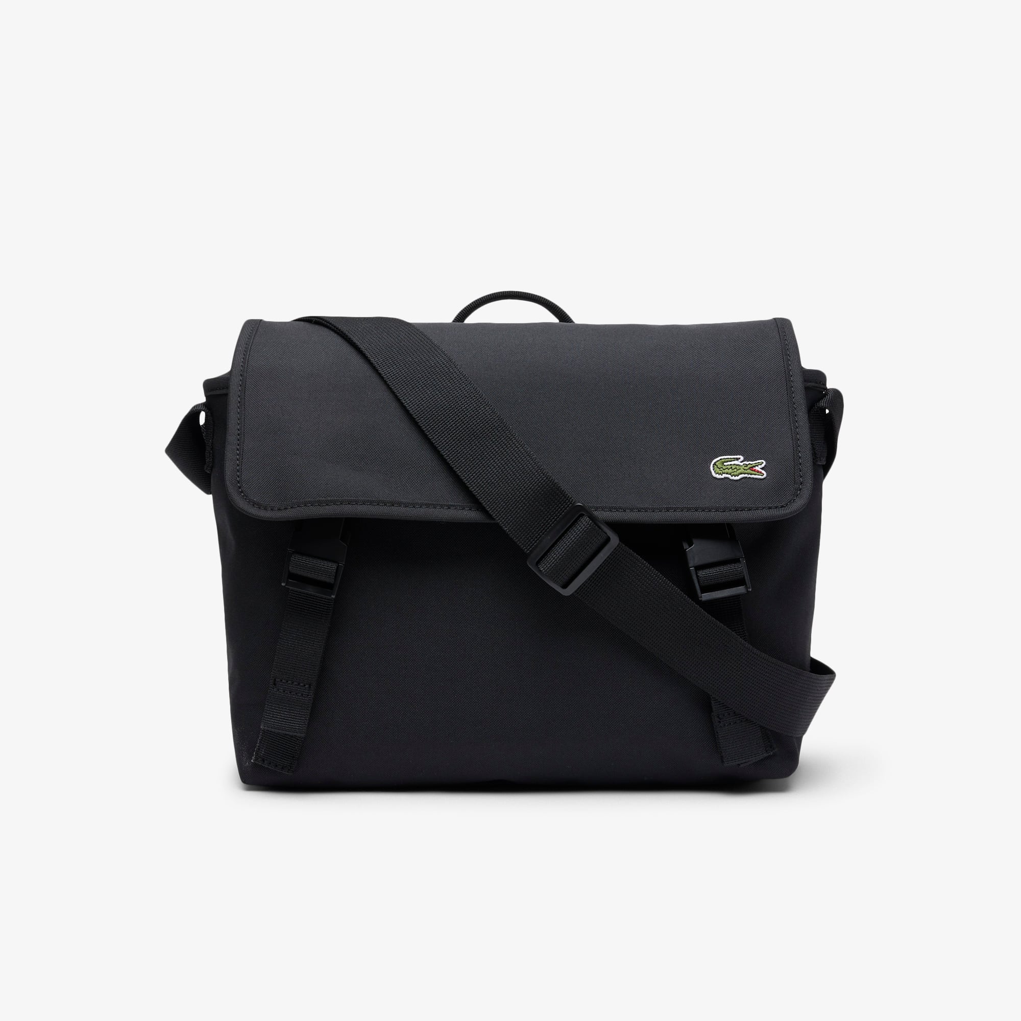 Lacoste Neocroc Messenger Bag - One Size In Black