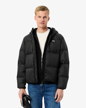 Men's Water-Repellent Hooded Puffer Jacket