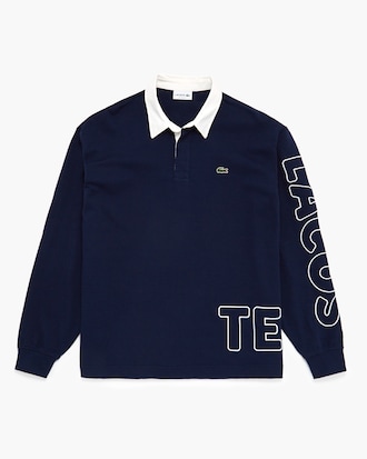 Men's Branded Sleeve Rugby Shirt