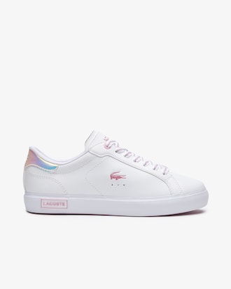 Sneaker Lacoste Powercourt de piel para mujer