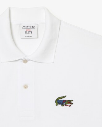 Polo de algod&oacute;n org&aacute;nico Lacoste x Netflix para hombre