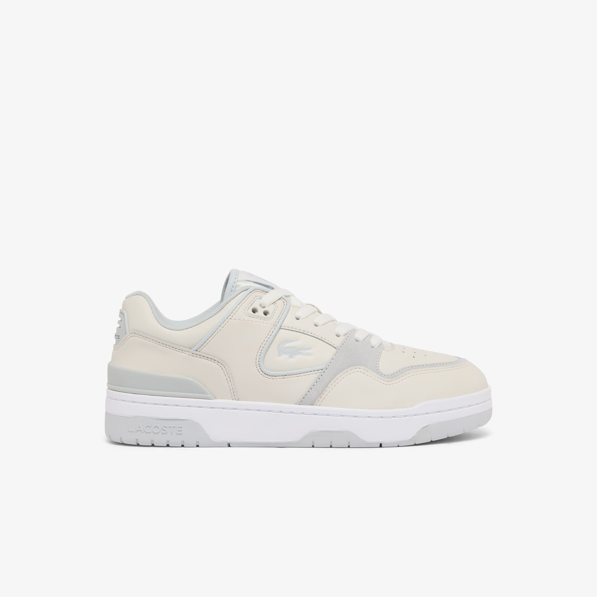 Lacoste Sneakers Courtcage Set de Piel para Hombre Beige