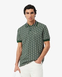 Polo Monogram de Corte Cl&aacute;sico para Hombre