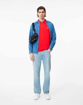 Men's Slim Fit L.12.12 Piqué Polo