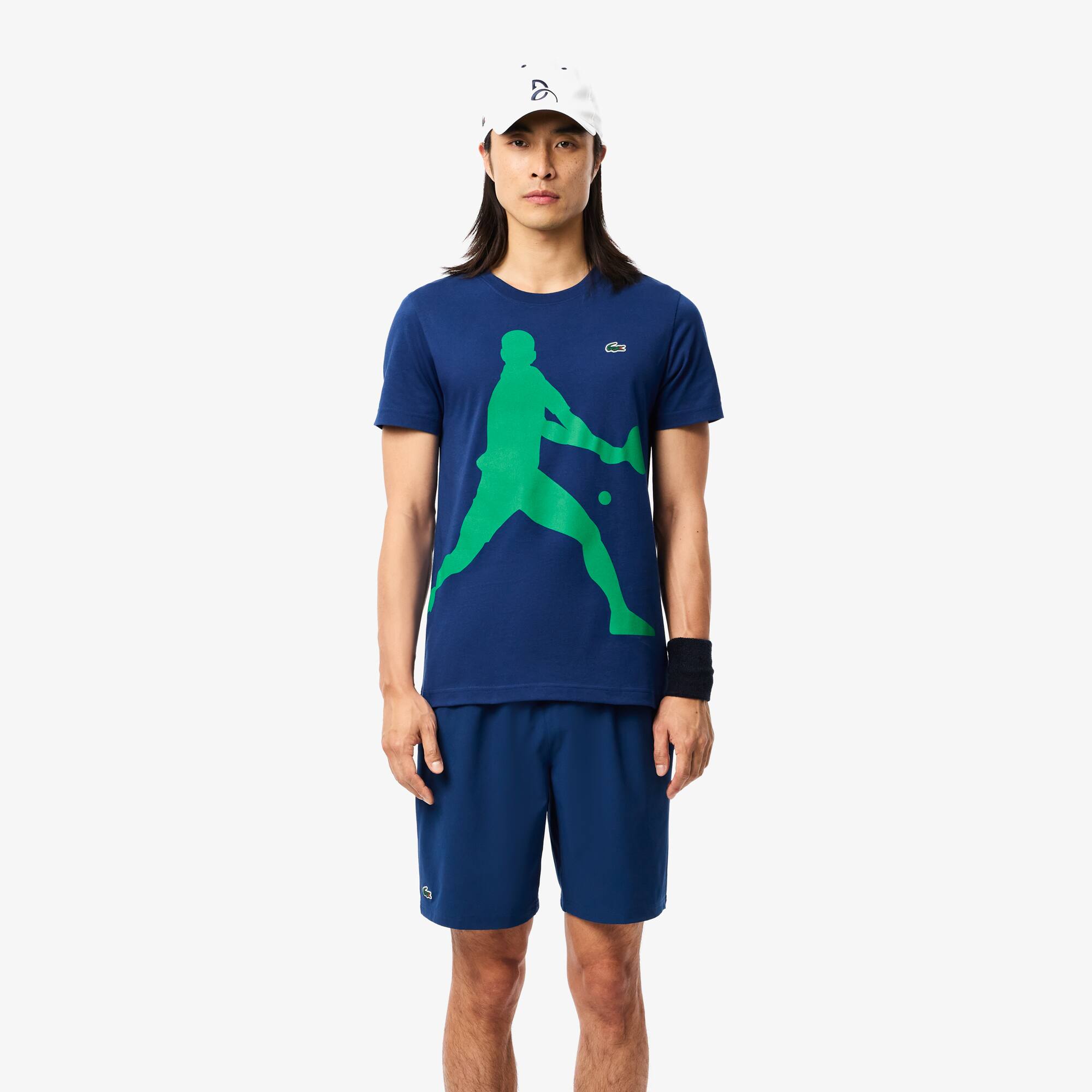 Men's Lacoste Tennis x Novak Djokovic T-Shirt & Cap Set - Lacoste
