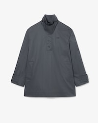 Runway Oversized Twill Mini Dress