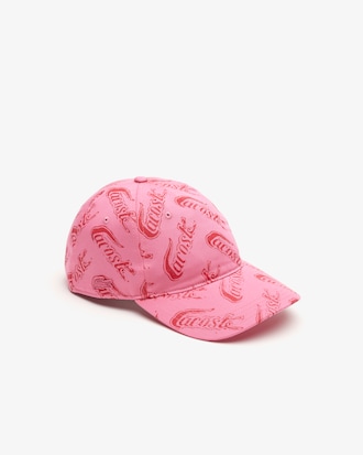 Gorra de estampado vintage de algod&oacute;n org&aacute;nico unisex Lacoste