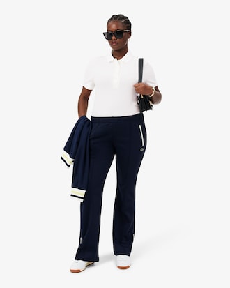 Women's L.12.D Slim Fit Stretch Mini Piqu&eacute; Polo