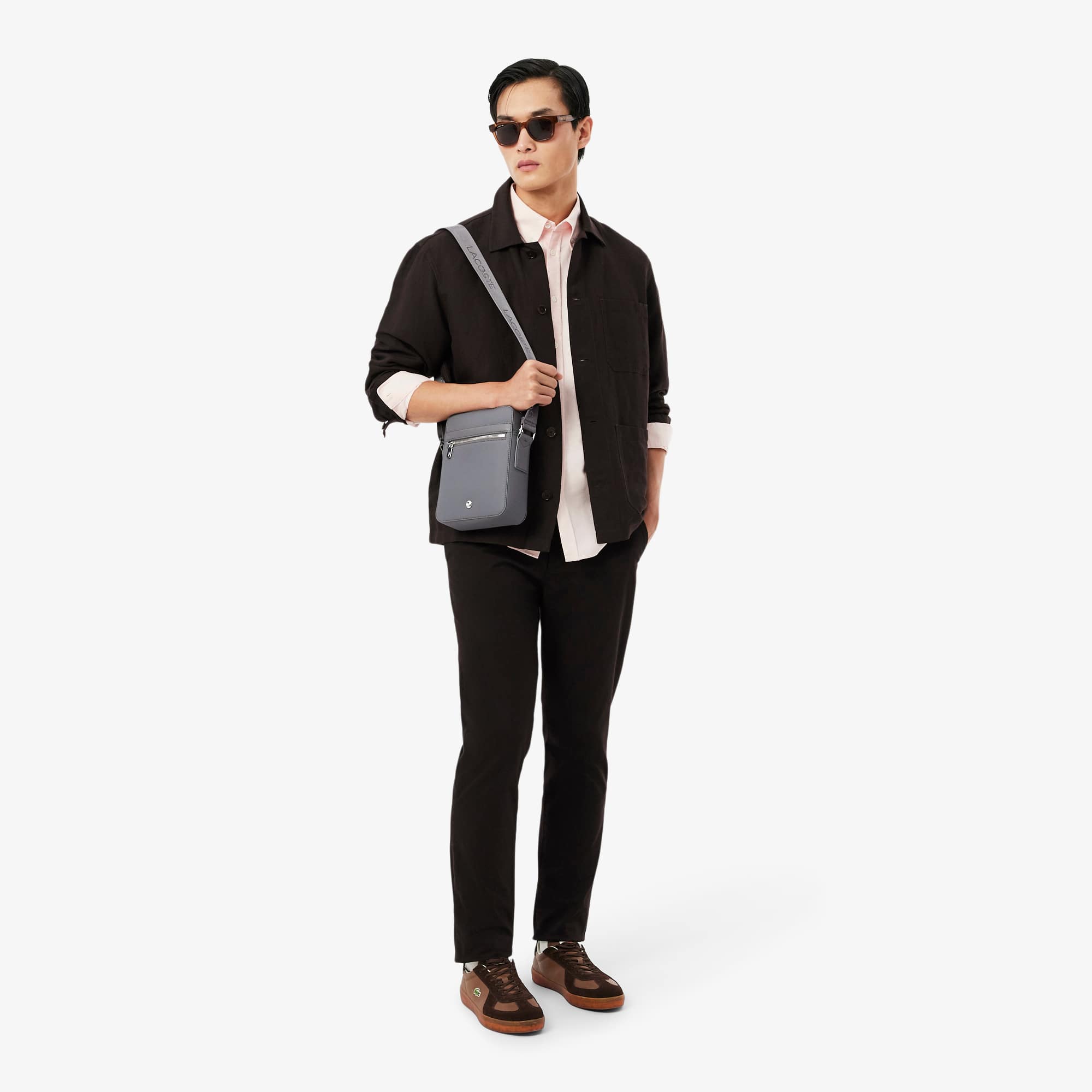 Langon Vertical Petit Piqué Satchel - Bags - New In 2026 | Lacoste