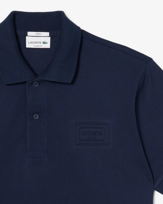 Classic Fit Embossed Branding Polo Shirt